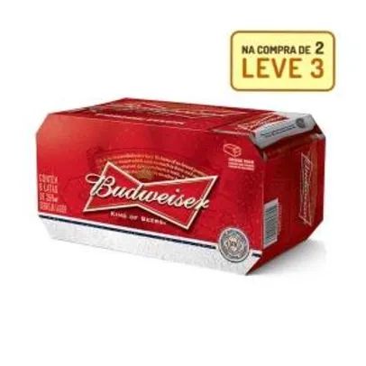 [Empório da Cerveja] KIT BUDWEISER 269ML - NA COMPRA DE 2, LEVE 3 CAIXAS por R$ 40