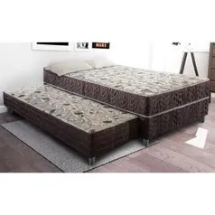 Cama Unibox Solteiro Ortopédico com Cama Auxiliar 88x188cm - Montreal Premier | R$438