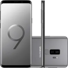 Smartphone Samsung Galaxy S9+ Dual Chip Android 8.0 Tela 6.2" Octa-Core 2.8GHz 128GB 4G Câmera 12MP Dual Cam - Cinza R$2753