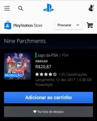 Saindo por R$ 20,87: ( PSN ) Nine Parchments - Game PS4 | Pelando