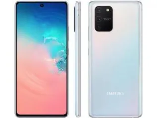 Smartphone Samsung Galaxy S10 Lite 128GB Branco - Octa-Core 6GB RAM Tela 6,7” Câm.Tripla Selfie 32MP R$1899