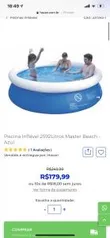 Piscina Inflável 2592Litros Master Beach | R$180