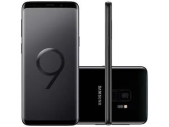 Saindo por R$ 2557: Smartphone Samsung Galaxy S9 128GB Preto 4G - 4GB RAM Tela 5,8” Câm. 12MP + Câm. Selfie 8MP R$2.557 | Pelando
