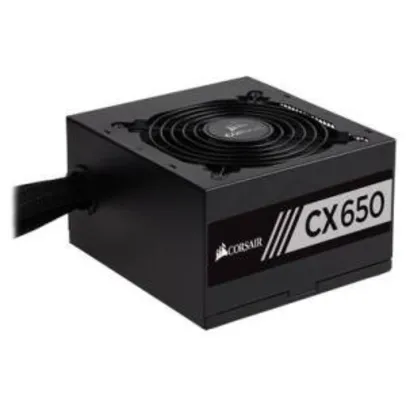 Fonte Corsair 650W 80 Plus Bronze CX650 - R$470