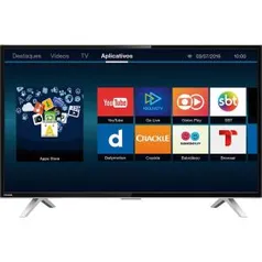 Smart TV LED 32" Toshiba 32L2600 HD com Conversor Digital 3 HDMI 2 USB Wi-Fi - R$ 968