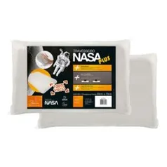 Kit 2 Travesseiros 100% Nasa Plus - Fibrasca | R$66
