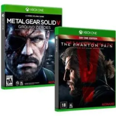 [Walmart] Combo Jogos para Xbox One Metal Gear Solid V: Ground Zeroes + The Phanton Pain por R$ 162