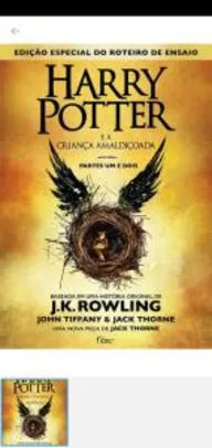 [Cliente ouro] Livro - Harry Potter e a criança amaldiçoada