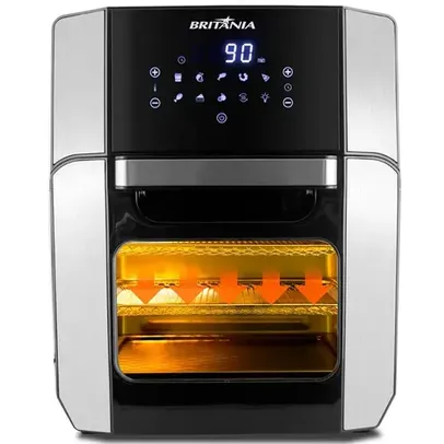 Fritadeira Elétrica Britânia Oven BFR2100 12L 1800W 2 em 1