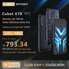  Smartphone Cubot X70 - 12gb+256gb 