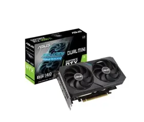 Placa de Vídeo RTX 3060 Ti 8G Mini V2 Asus Dual NVIDIA Geforce, 8GB GDDR6, RGB, LHR, DLSS, Ray Tracing - DUAL-RTX3060TI-8G-MINI-V2