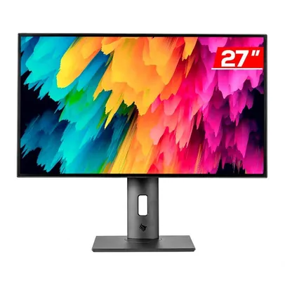 Monitor Profissional Pichau Perseus Pro, 27 Pol. IPS, QHD, sRGB100, 75Hz, Base Ajustavel, HDMI/DP, PC-PRS27-MPP01