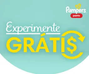 (01/05) Compre Pampers Pants e lenços umedecidos e ganhe até R$115 de volta