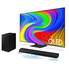 Samsung Combo Smart TV 55" QLED 4K 55Q65D 2024 + Soundbar HW-B550/ZD