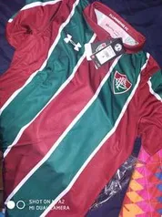 Camiseta UA Fluminense Home Oficial Masculina