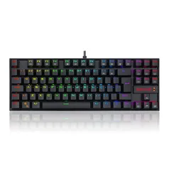 Teclado Magnético Gamer Redragon Kumara Pro, Anti-Ghosting, RGB, Switch Brown, ABNT2, Preto - K552RGB-PRO (PT-BROWN)