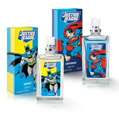 Kit Justice League Batman e Superman Desodorantes Colônias Jequiti 2x25ml