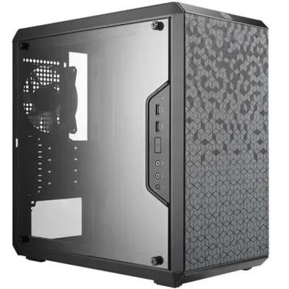 Gabinete Cooler Master MasterBox Q300L, Mini Tower, Lateral em Acrílico - MCB-Q300L-KANN-S00 | R$289