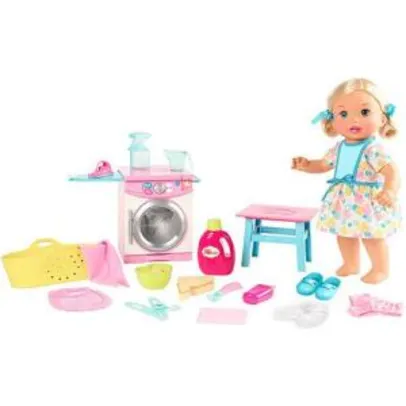 Little Mommy Hora de Comer e Lavar FLC04 - Mattel R$160