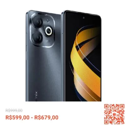 Smartphone Infinix Smart 8 128GB/4GB RAM 