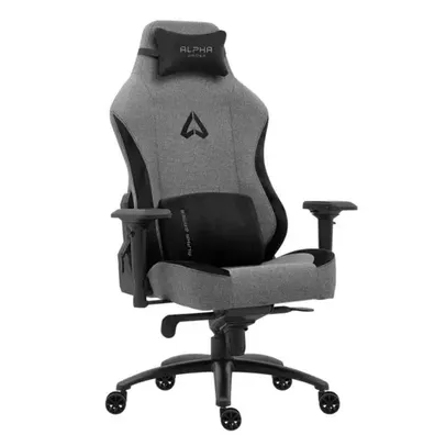 Cadeira Gamer Alpha Gamer Nebula Fabric, Até 130 kg, Apoio de Braço 4D, Reclinável, Cinza - AGNEBULA