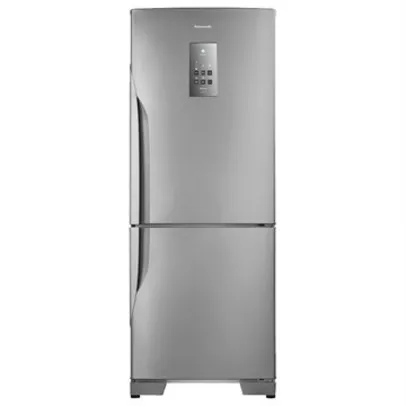 Geladeira/Refrigerador Panasonic 425 Litros NR-BB53 | Frost Free, 2 Portas, Tecnologia Inverter, Aço Escovado