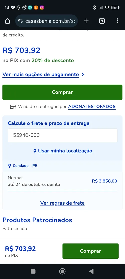 Imagen na descrição da promoção