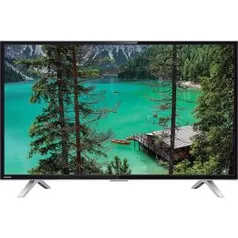 TV LED 32" Toshiba 32L1600 HD com Conversor Digital 3 HDMI 1 USB 60Hz - Preta - R$799