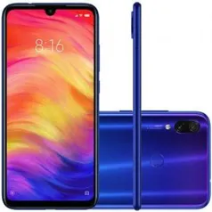 Smartphone Xiaomi Redmi Note 7 128GB Versão Global Desbloqueado Azul | R$1202