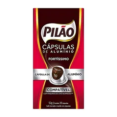 [Prime] Cápsulas de Café Espresso PILÃO c/10 Cápsulas 