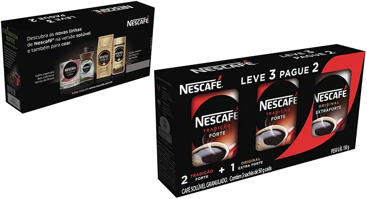 Nescafé Pack Leve 3 Pague 2 | R$8