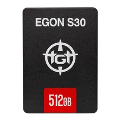 SSD TGT Egon S30, 512GB, Sata III 6GB/s, Leitura 490 MB/s, Gravacao 440 MB/s, TGT-EGS30-512