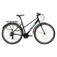 Bicicleta Caloi Rainbow Aro 700 - Quadro Alumínio 18&quot; – Câmbio Shimano - 21 Velocidades – Preto