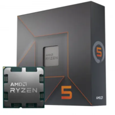 Processador AMD Ryzen 5 7600X 4.7GHz (5.3GHz Turbo), 6-Cores 12-Threads, AM5, 100-100000593WOF