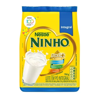 Leite Em Pó NINHO Integral Sachê 750g