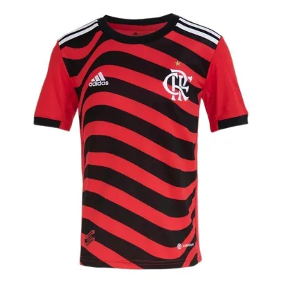 Camisa III CR Flamengo 22/23 adidas - Infantil