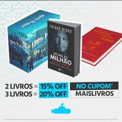 [SUBMARINO] DESCONTO PROGRESSIVO DE ATÉ 20% EM LIVROS