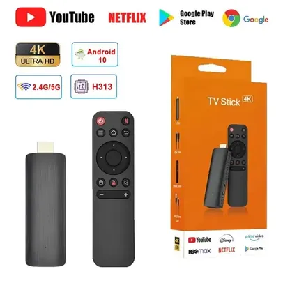 [Taxa Inclusa] Smart Tv Stick Q6 com Android 10 8GB/2gb