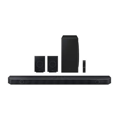 Soundbar Samsung HW-Q930D, com 9.1.4 canais, Dolby Atmos®,  Sincronia Sonora e Alexa integrado