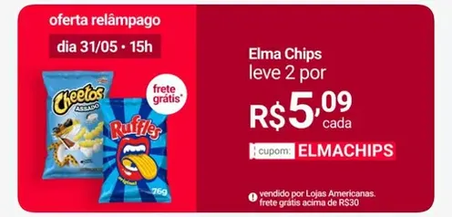 Oferta Salgadinhos Elma Chips