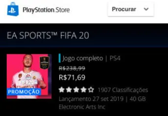 FIFA 20 ps4