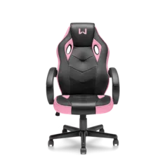 [AME R$384] Cadeira Gamer Warrior Tongea Rosa - GA192