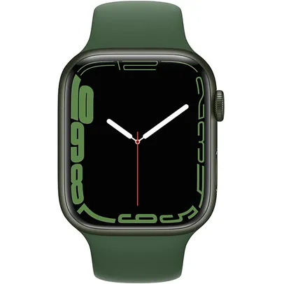 [AME R$ 2186 SC R$ 1894] Apple Watch Series 7 GPS 45mm Caixa Verde de Alumínio Pulseira 