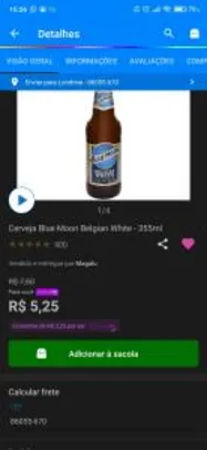 Cerveja blue moon [Clube da lu R$5]