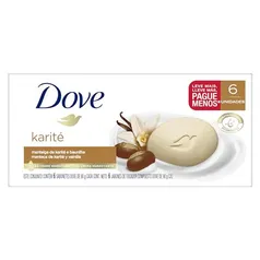 Dove Sabonete em Barra Karité e Baunilha 90 g 6 unidades