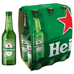 Cerveja Heineken 6 Unidades Garrafa 330ml 