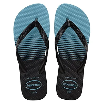 Chinelo Top Basic, Havaianas, Masculino, Preto/Preto/Azul Nautico, 35/36