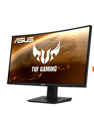 Monitor Gamer Asus TUF Gaming Led 23,6 Pol, Curvo, Full HD, 165Hz, 1ms, VA, FreeSync Premium, Shadow Boost, VG24VQE