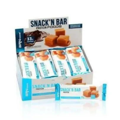 Snack´n Bar Protein - 24 Unidades Frutas Vermelhas c/ cobertura de chocolate Branco - BRN Foods R$76