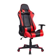 Cadeira Gamer Giratória Reclinável Preta e Vermelha Fort - at.home | R$545